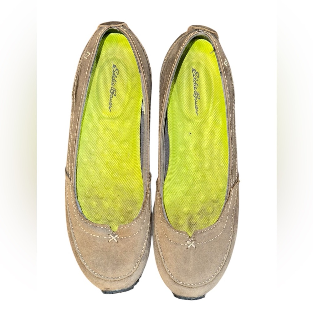 Eddie Bauer Gray Flats with Elastic Topline and Suede Finish Women’s Size 8.5 - Picture 6 of 8